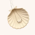 گردنبند ترکیب مروارید و گوی ژوپینگ